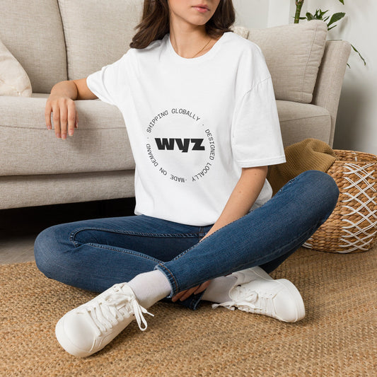 WYZ Logo T-Shirt — Minimalist Circular Graphic Tee