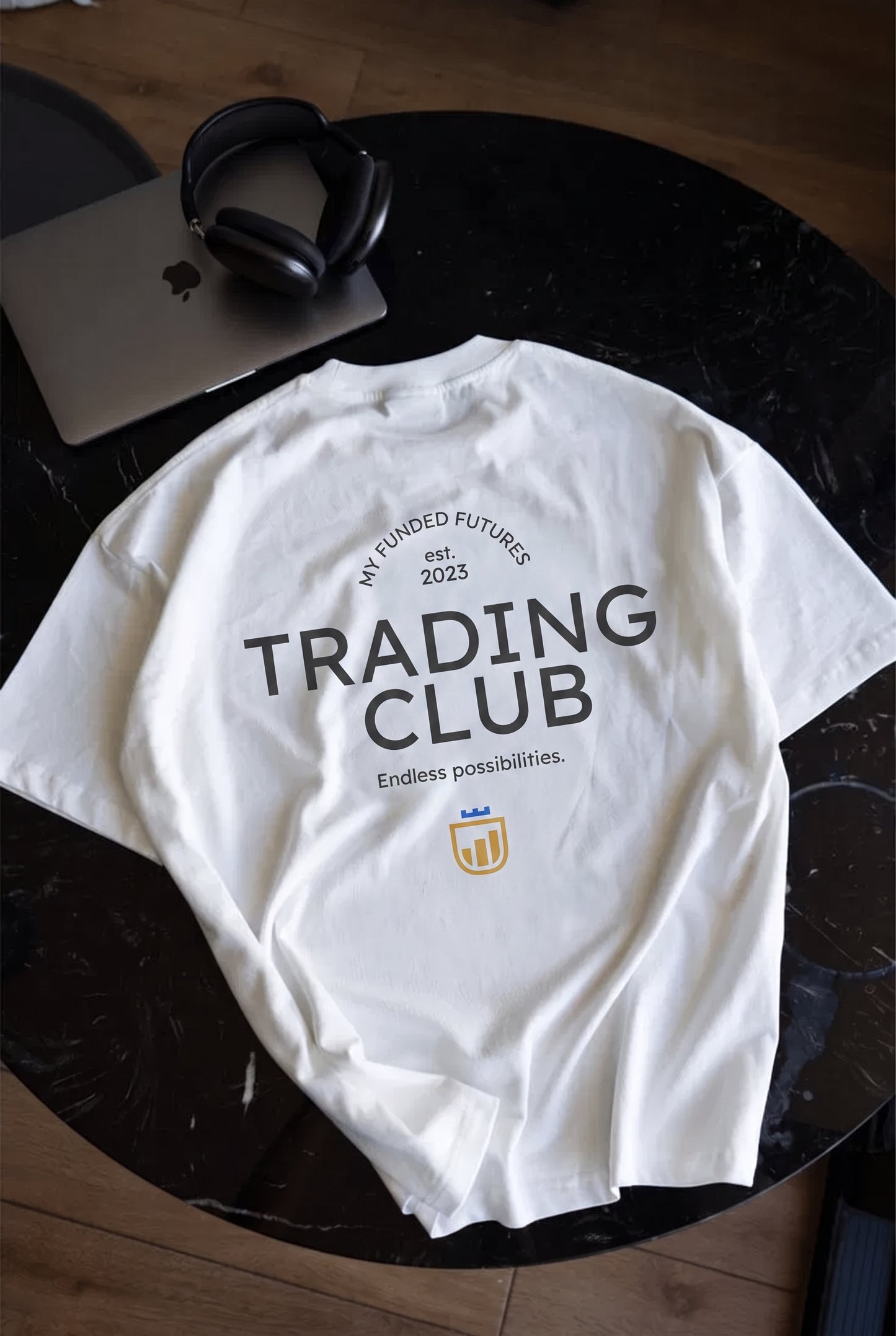 Trading Club T‑Shirt — "My Funded Futures" Logo Tee